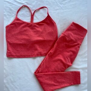 Beyond Yoga Spacedye Slim Racerback Tank and Caught In The Midi  Legging